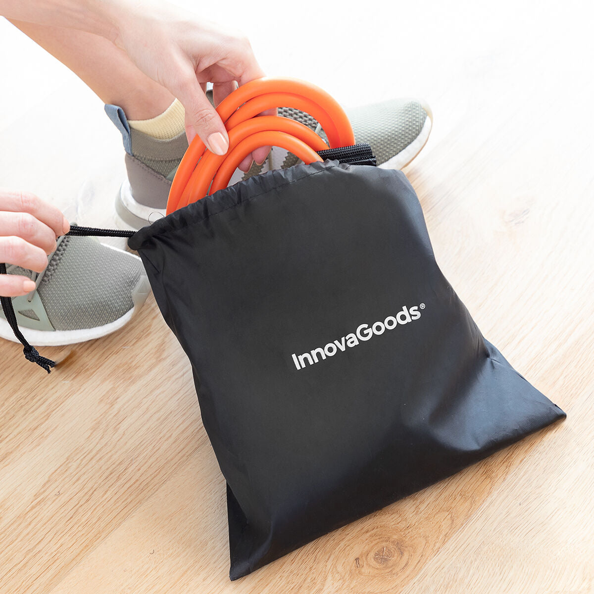 Bootrainer Glute Band Belt - 18kg Weerstand + Workout Guide