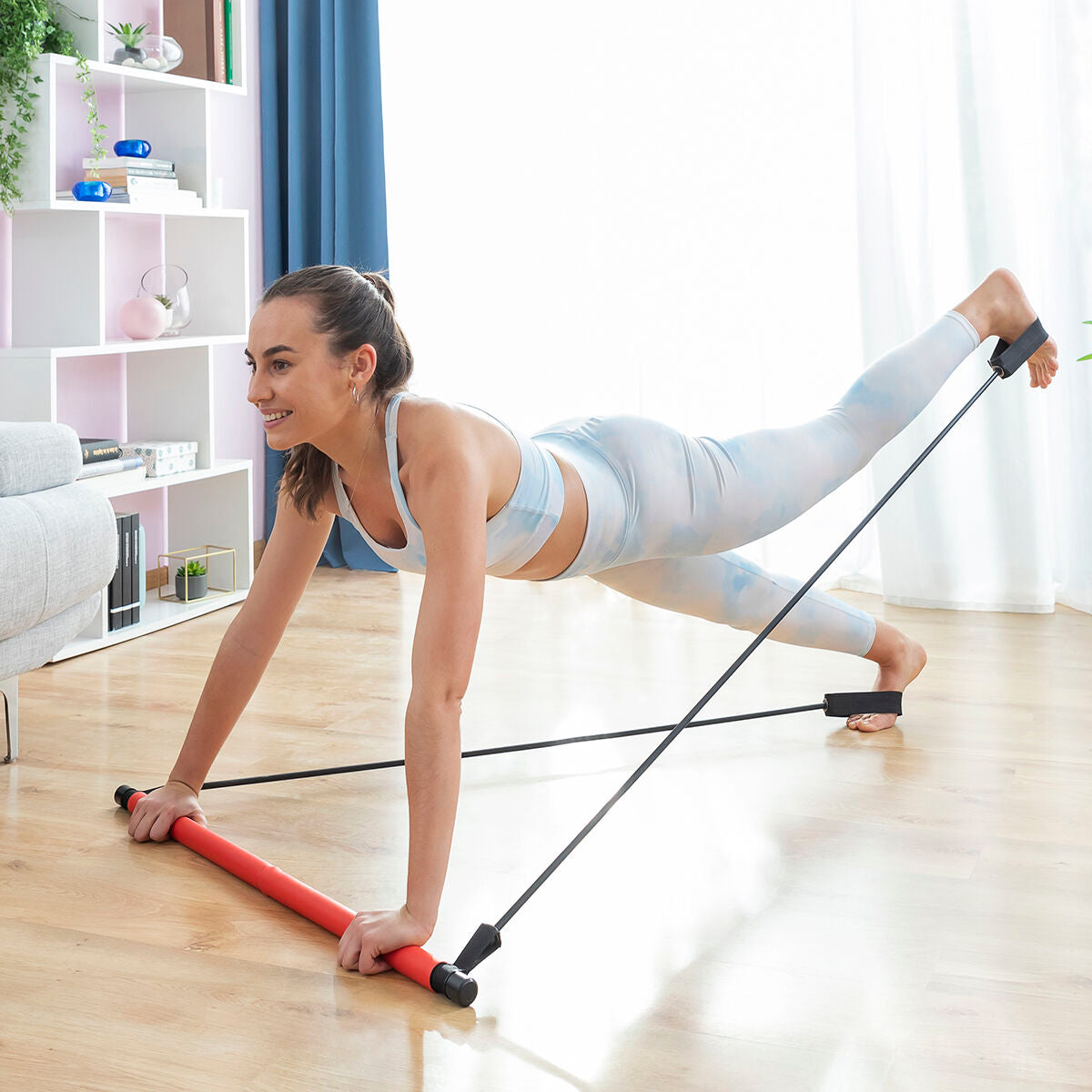 Resibar™ Full-Body Resistance Bar met Oefengids