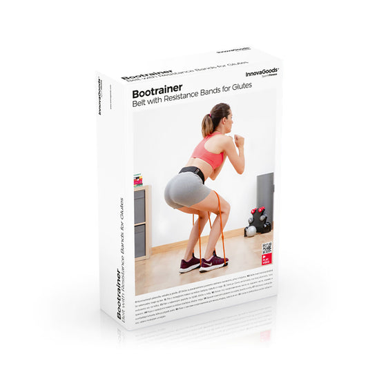 Bootrainer Glute Band Belt - 18kg Weerstand + Workout Guide