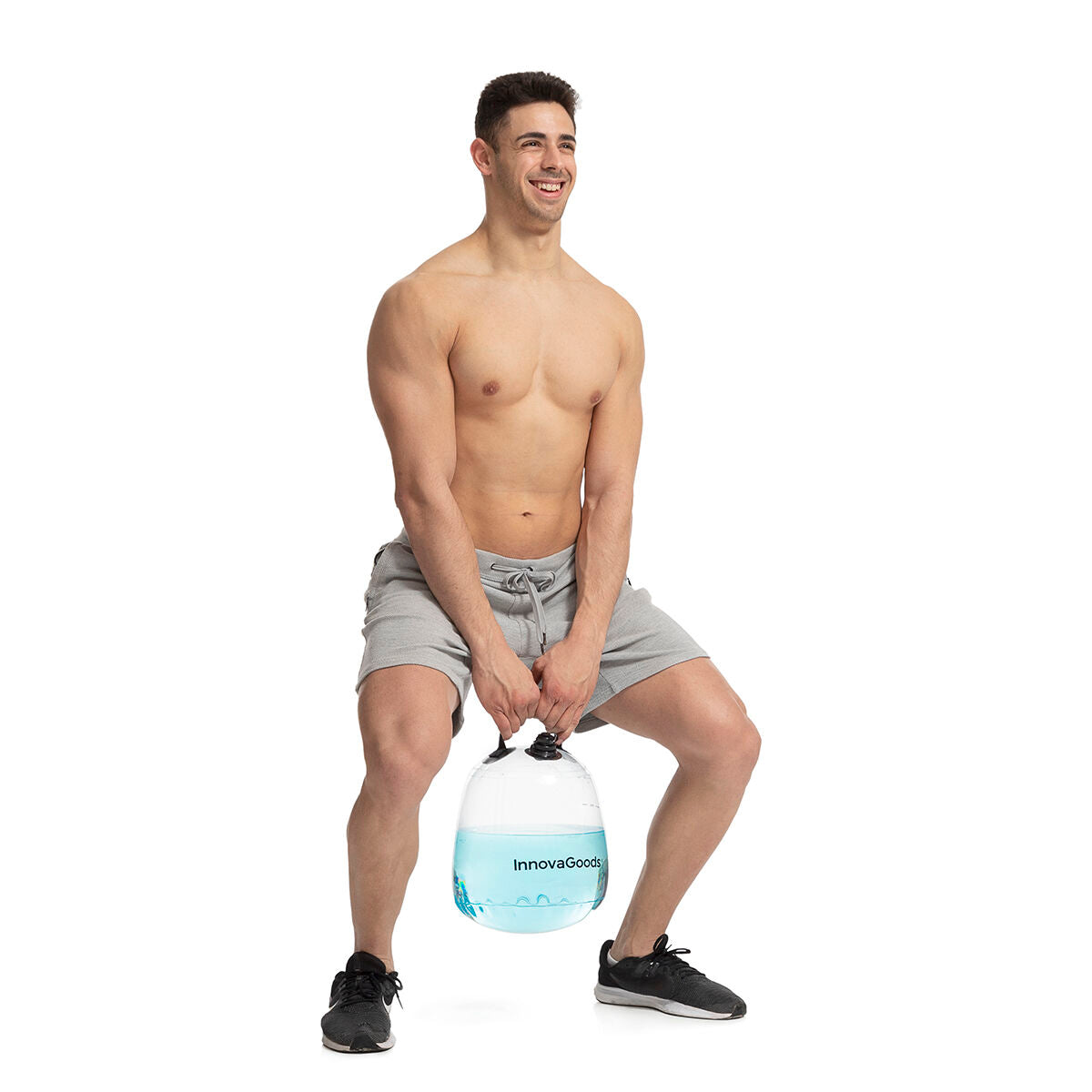 Aqua Kettlebell – 10kg water gewicht + Voetpomp en Gids
